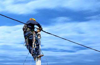 aerial communications cabling installation service