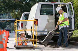 underground fiberoptic cabling installation and repair